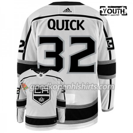 Los Angeles Kings JONATHAN QUICK 32 Adidas Wit Authentic Shirt - Kinderen